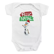 Body Para Bebê De Feliz Natal Olaf Boneco Divertido Roupinha