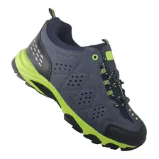 Zapatillas Para Hombre Outdoor Verde Trecking Hiking 2139