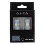 Kit De Focos Mini Led De Luz Roja Para Auto Alfa