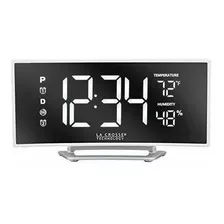 La Crosse Technology 602-249 Reloj Despertador Led Con Espej