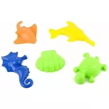 Forminhas De Areia C/ 6 Peças Brinquedo Infantil Barato