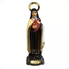 Imagem Santa Terezinha Menino Jesus Resina 12,5cm C/ Aureola