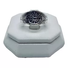 Anillo Del Rey Salomón Pavonado (deperlá Plata)