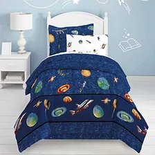 Dream Factory Satélites Del Espacio Exterior Boys Comforter 