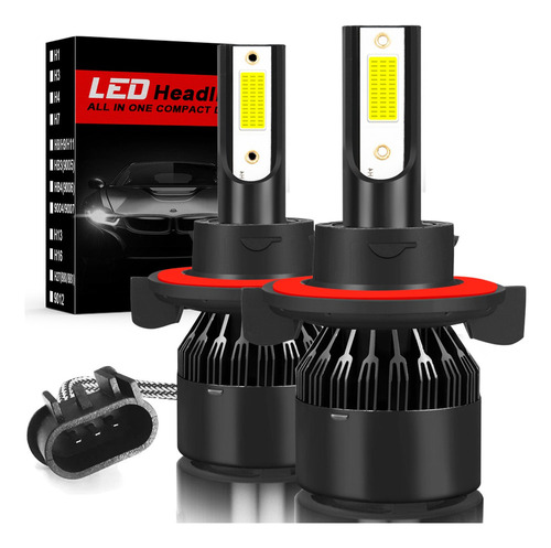 Kit Faros Led H13 4 Lados, 6000 K, Blanco, Luces Bajas Ford Freestyle