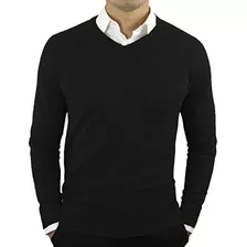 Sweater Pullover Hombre Escote V Lana Angora A S T I Premium