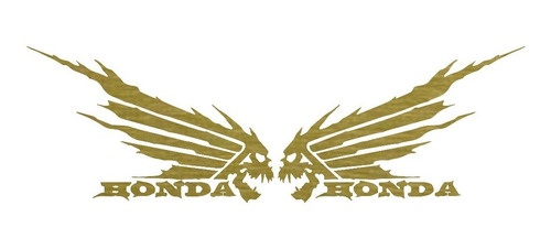 Sticker Calcomania Honda Alas, Wings Clasicas Para Tanque Foto 3