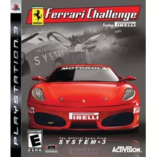 Ps3 - Ferrari Challenge - Juego Físico Original