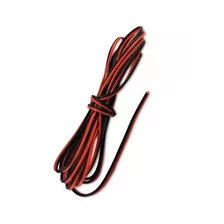 Cable 1mm 18 Awg 2 Polos Negro Rojo Luz Led Monocolor X50m