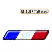 Calcomanias 3d Con Relieve, Accesorio Autos Bandera Francia