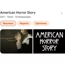  American Horror Story . Serie Completa. Cd's 10 Temporadas.