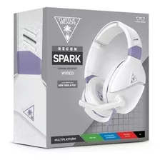 Headset Gamer Turtle Beach Recon Spark Ps4 Ps5 Xbox Nintendo Cor Branco