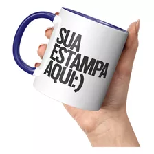 20 Caneca Porcelana Personalizada Sua Ideia Logo Foto Arte