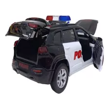 Auto De Colección Jeep Cherokee Policía Escala 1:32 Msz