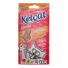 Snacks Para Gatos Salmão Kelcat Sachê 40g