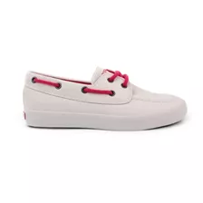 Tenis Cole Haan Náutico Para Mujer Blanco Con Tonos Rosa