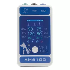 Monitor Veterinario Am6100 Múltiples Parámetros + Bluetooth 