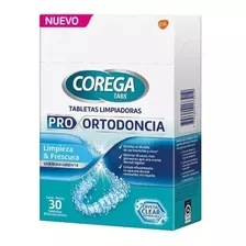 Corega Tabs Tabletas Limpiadoras Pro Ortodoncia Efervescente