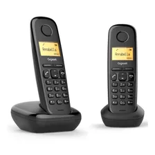 Teléfono Gigaset A170 Duo Inalámbrico - Color Negro