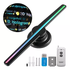 Proyector 14cm Ventilador Holograma 3d Wifi 128 Leds 700 Vid