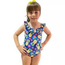 Maiô Infantil Sereia Com Proteção Uv 100% Moda Qualidade