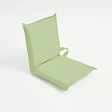 Silla Reposera 6 Posiciones Regulables Y Plegable Lona Color Verde