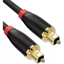 Syncwire - Cable De Audio Optico Digital Toslink (chapado En