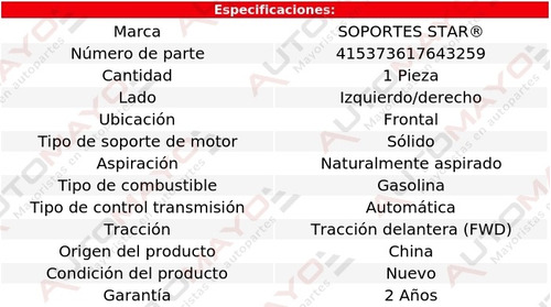 1-rep Soporte Motor Izq/der Del Relay 3.9l 6 Cil 06-07 Foto 2