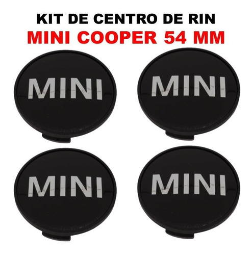 Kit De 4 Centros De Rin Mini Cooper R58 2011-2015 54 Mm Foto 4