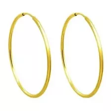 Brinco Argola Banhado A Ouro 18k 7 Cm (5 Camadas) + Brinde !