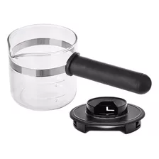 Jarra Universal De Vidrio Para Cafetera/ 4 Tazas Con Mango