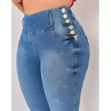 Calça Dins (plus Size) Jeans Modeladora Tamanho 48 Ao 54