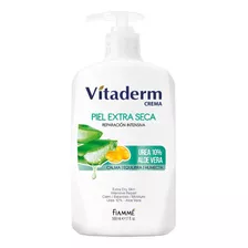  Crema Corporal Vitaderm 500 Ml Fragancia Urea 10% Y Aloe Vera