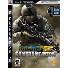 Jogo Ps3 Socom U.s. Navy Seals Confrontation Físico Completo