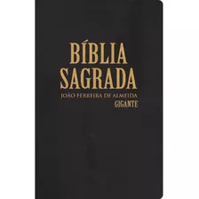 Bíblia Rc Gigante - Capa Semi Luxo Preta, De Almeida, João Ferreira De. Geo-gráfica E Editora Ltda, Capa Dura Em Português, 2019