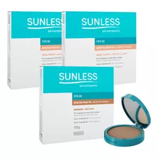 Po Compacto Com Filtro Solar Fps 50 Efeito Matte Sunless 10g