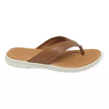 Chinelo Em Couro Usaflex Af0315