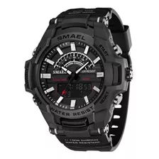 Reloj Smael De Gran Tamaño Deportivo Sport Black