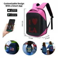 Mochila Escolar Para Hombres Y Mujeres Wetalk Smart Led Prog