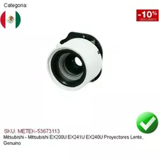 Mitsubishi Ex200u Ex241u Ex240u Proyector Lente