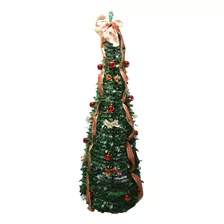 Arbol De Navidad 1.80cm Decorado + Luces Leds- Mod. Escocés