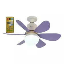 Ventilador De Techo Led De 30 W E27 Con Mando A Distancia.