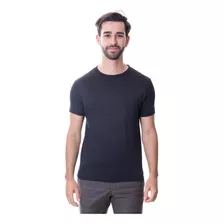 Playera Hombre Vermonti Manga Corta Color Negro