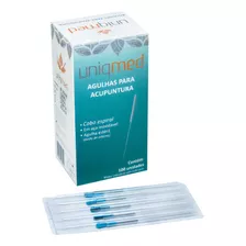 Agulhas Para Acupuntura Uniqmed 0,25x15 Cx Com 100 Unidades