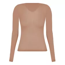 Blusa Segunda Pele Fio 40 Manga Longa Lupo Loba Adulto