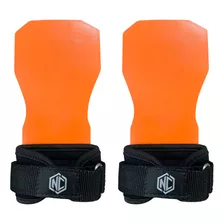 Protetor Palma Hand Grip Cross Training Crossfit Ajustável Cor Laranja Tamanho P