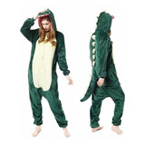 Pijama De Una Pieza De Dinosaurio Para Adultos Homewear