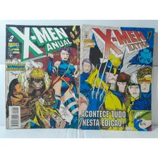 Lote 2 Hq X-men Anual E Extra Jim Lee Formatinho Abril Rjhm