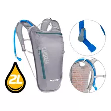 Camelback Térmica P/ Ciclistas Mochila De Hidratação 2l Cor Cinza Desenho Do Tecido Liso