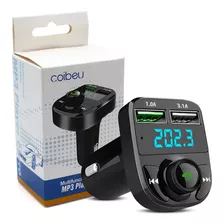 Adaptador Bluetooth Carro Carregador Usb Transmissor Fm Mp3